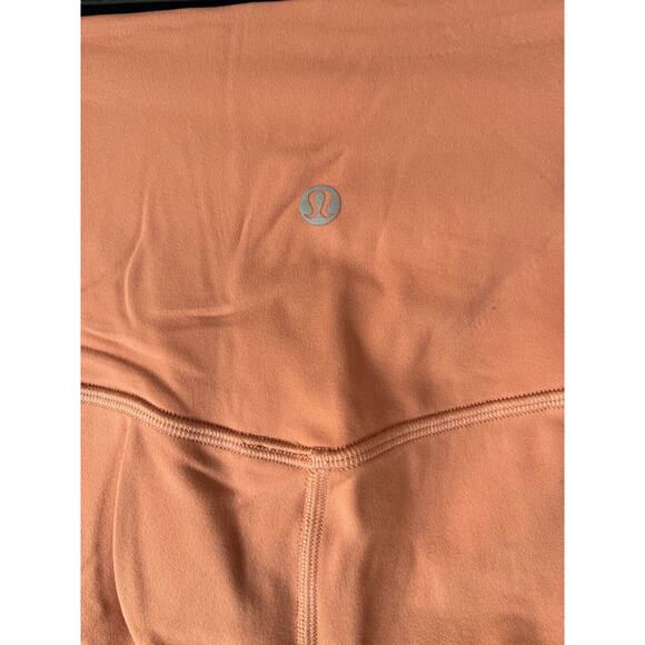 LULULEMON Women's Align High Rise Ankle Leggings Size 8 in Pink Savannah - Picture 6 of 9